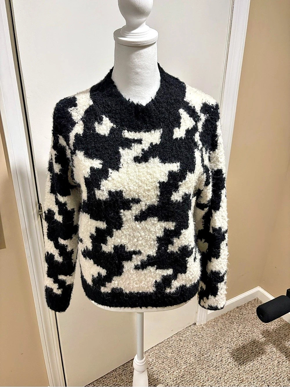 AllSaints Joy Jumper Black & Cream